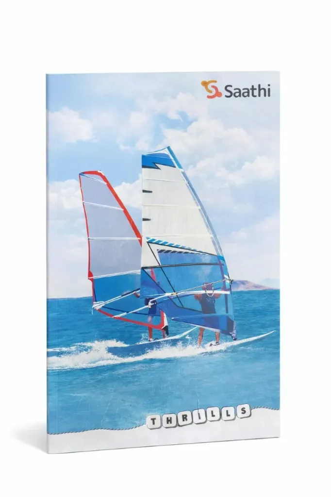 Saathi (ITC) Long Notebook - Single Line, 320 Pages, Hard Cover, 330mm*210mm (2)