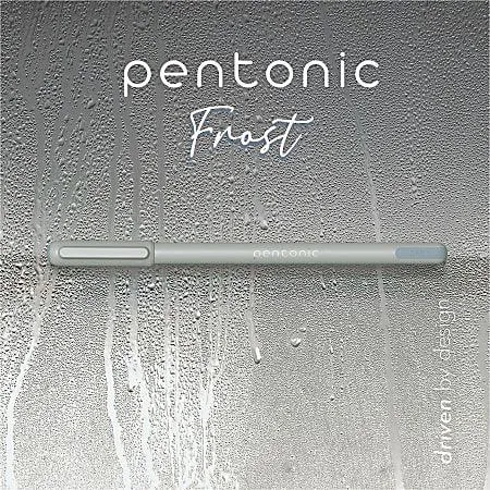 Pentonic Frost Ball Point Pen 0.7mm | Pack of 10pcs (Black)