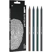 Pentonic SF Wooden Pencil | 4 Pastel Shades Body | Bold Writing & Easy to Erase, Set of 8