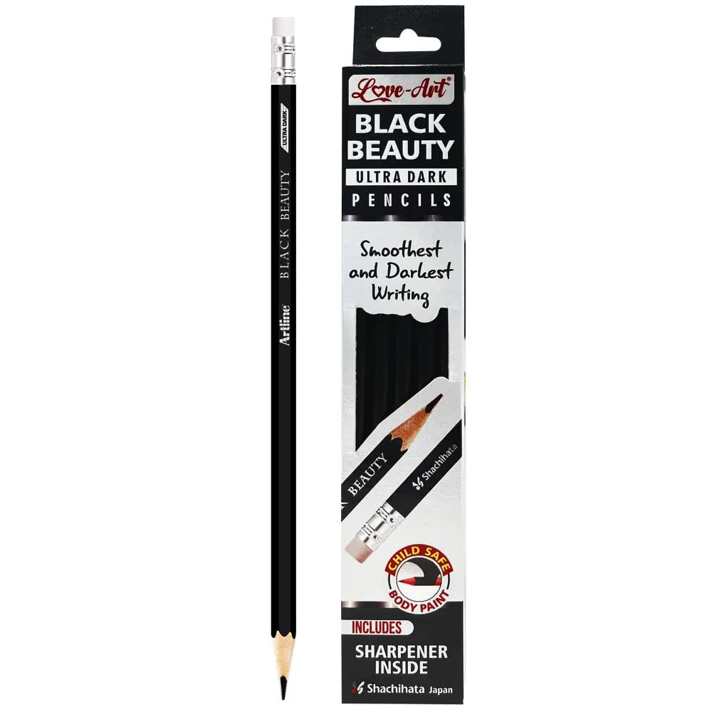 Artline Box of Black beauty Ultra Dark Pencil Pack Of 10