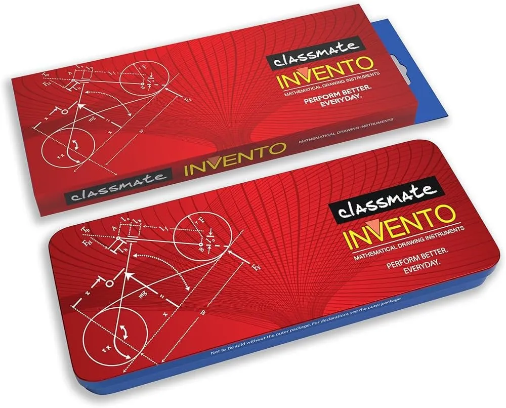 Classmate Geometry Box - Invento, 1 Numbers Carton