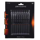 Pentonic B-RT 0.7mm Retractable Ball Pen Blister Pack| Set of 10