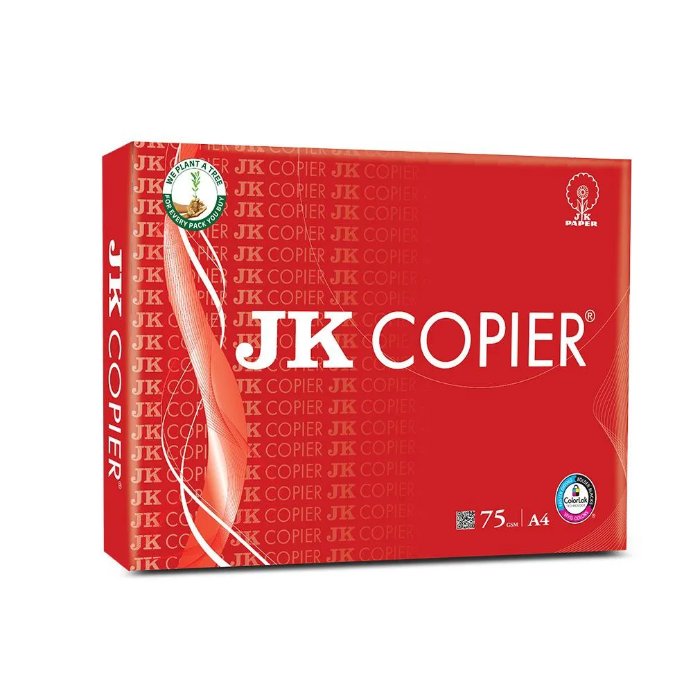 JK RED Copier Paper 75GSM A4, 1 Ream (500Sheets) (1)