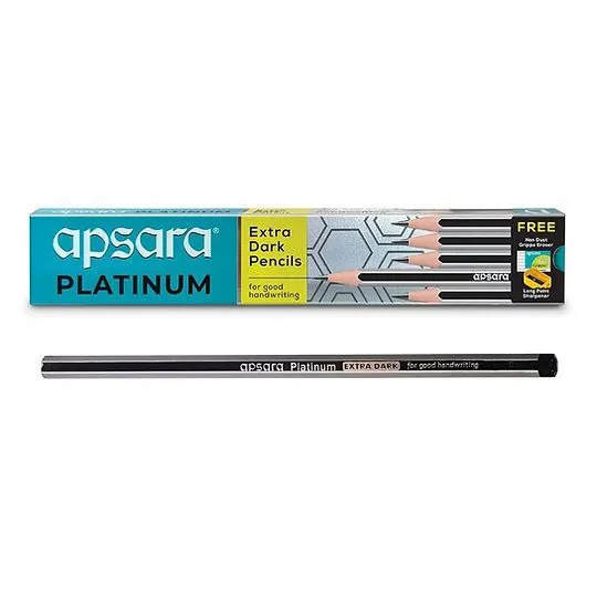 Apsara Platinum Extra Dark Pencils - Pack of 10 (1)